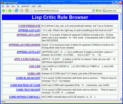 Rule Browser V2)