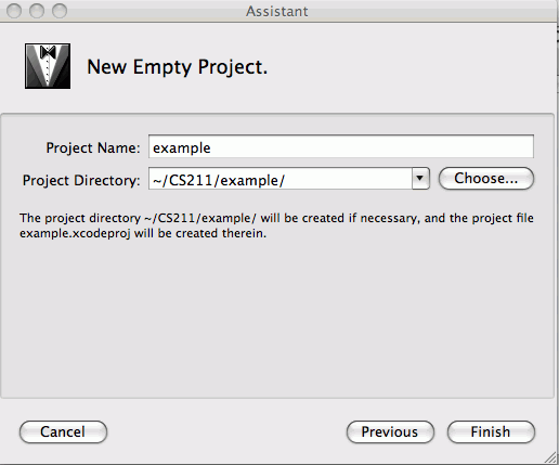 Xcode new project dialog
